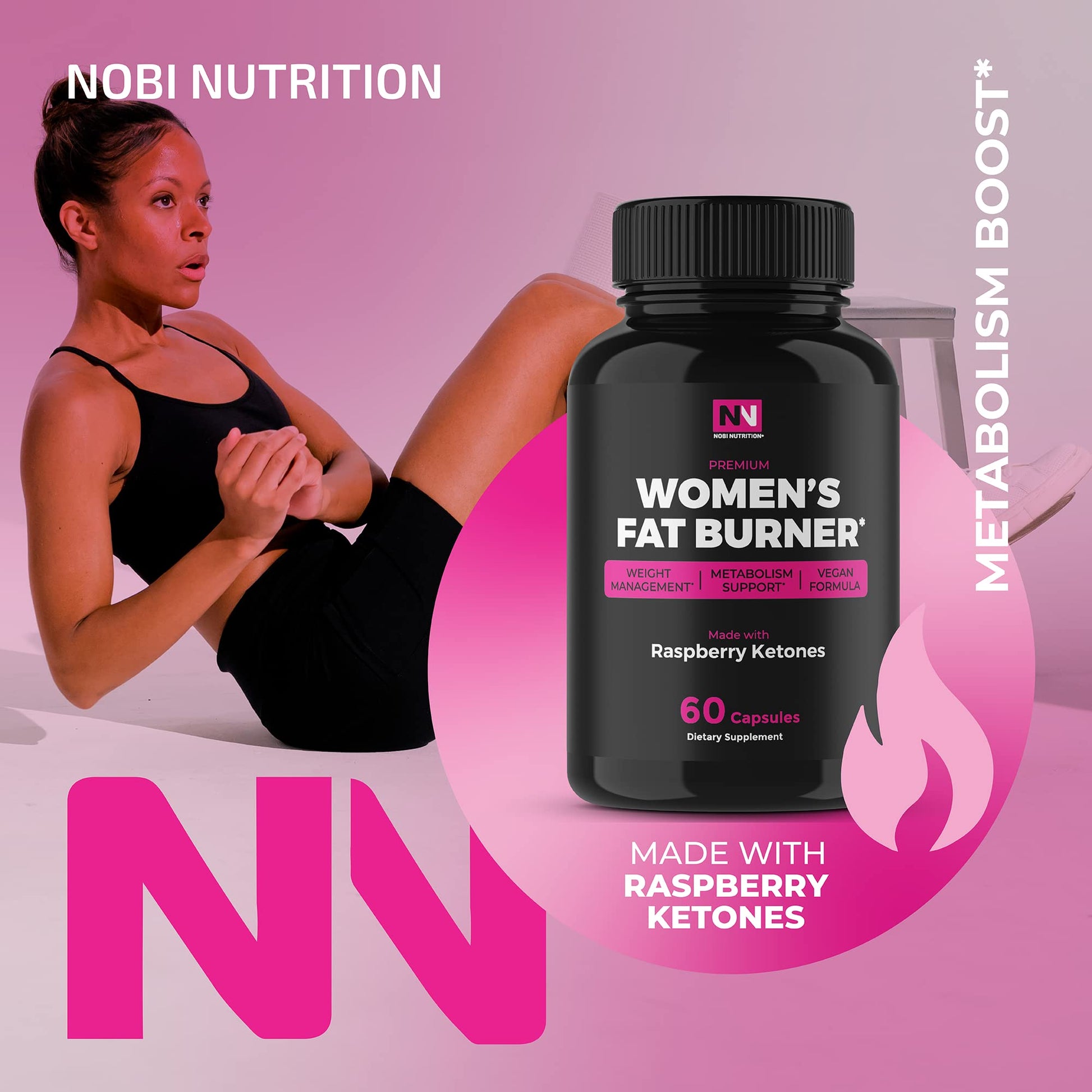 Fat Burner For Women | Metabolism Booster & Weight Loss Support Supplement Nobi NutritionBuy Supplements Australia