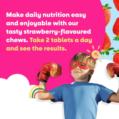 VEGETOLOGY Kids MultiVitamin Supplement, Vegan Chewable Multivitamin for Immune Support, Energy, & Growth, 18 Essential Vitamins & Minerals VEGETOLOGYBuy Supplements Australia