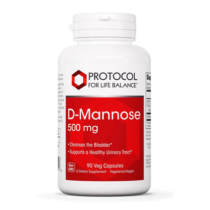 Protocol for Life Balance D-Mannose - 500mg - Bladder Cleanse - Support Healthy Urinary Tract* - For Men & Women - Kosher & Non-GMO - 90 Veg Capsules PROTOCOL FOR LIFE BALANCEBuy Supplements Australia