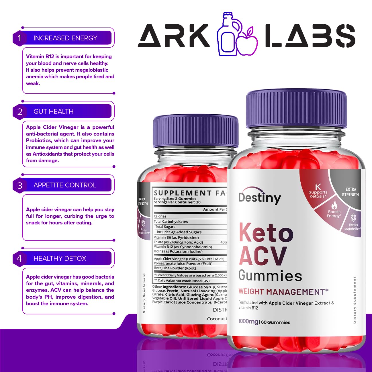 Destiny Keto ACV Gummies, Destiny Keto ACV Gummies Advanced 1000MG - Destiny Keto Ark LabsBuy Supplements Australia