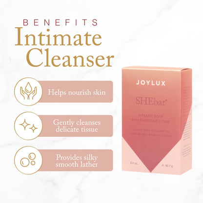 Joylux - SHEbar, Feminine Cleansing Bar, Yoni Bar, pH-Balanced Formula, Clean & Gentle Ingredients JoyluxBuy Supplements Australia
