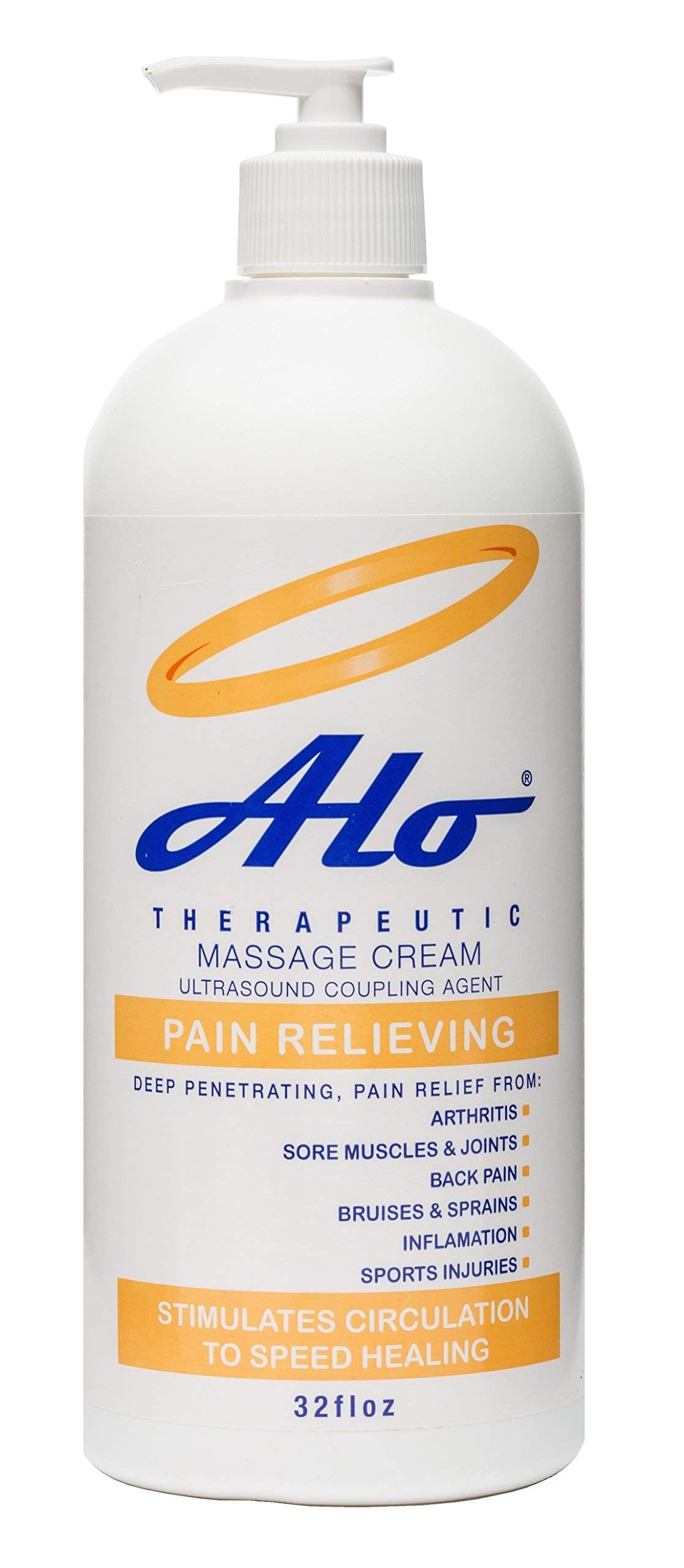 ALO Pain Relief Cream Therapy(32 oz with Pump) for Arthritis, Back Pain, Sciatica, Plantar Fasciitis, Tennis Elbow, Sore Muscles & Joints Inflammation - Working Out Aches, Acute Pain and Chronic Pain ALO Pain Relief CreamBuy Supplements Australia