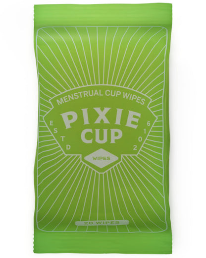 Menstrual Cup Wipes - On The Go Public Bathroom Feminine Wipes - Safe On Period Cups & Menstrual discs