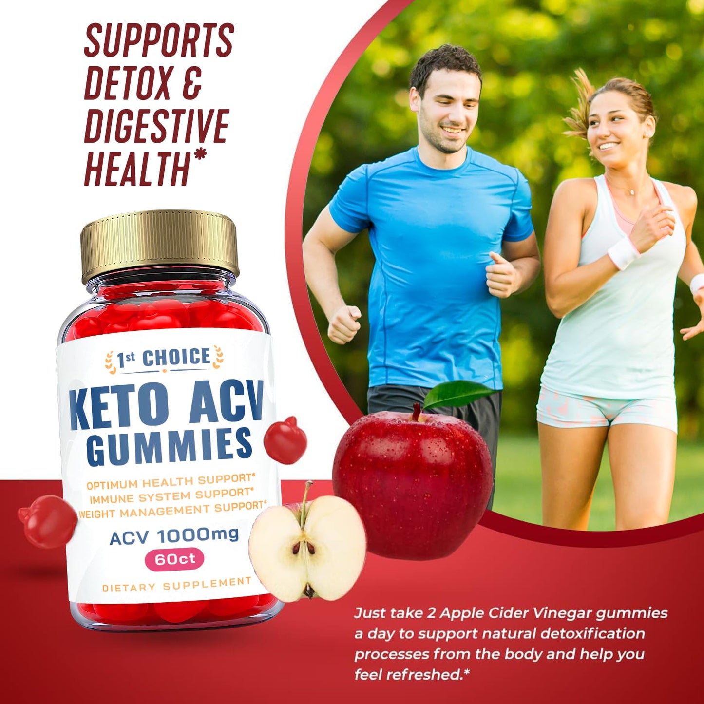 Ark Labs (2 Pack) 1st Choice Keto Gummies, 1st Choice ACV Gummies, 1st Choice Keto ACV Ark LabsBuy Supplements Australia