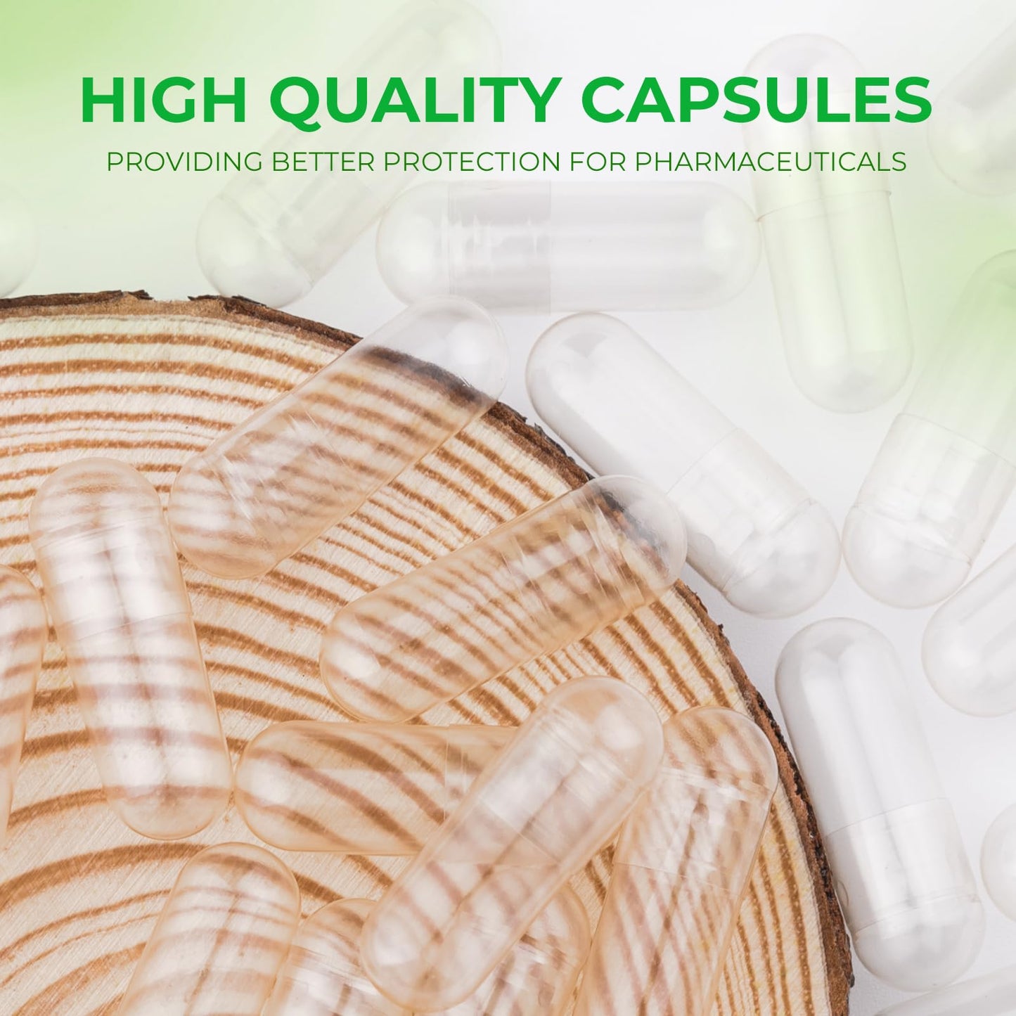 Angtai JN Size 0 Capsules Empty Vegan Plant Based Clear (100 Count) Gluten Free, Non-GMO, Halal Certified Pill Caps Filling Kit with 2 Spoons for Vegetarian DIY Your Own Supplements Angtai JNBuy Supplements Australia