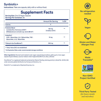 Ritual Synbiotic+ : Probiotic, Prebiotic, Postbiotic, 3-in-1 Formula for Gut Health RitualBuy Supplements Australia
