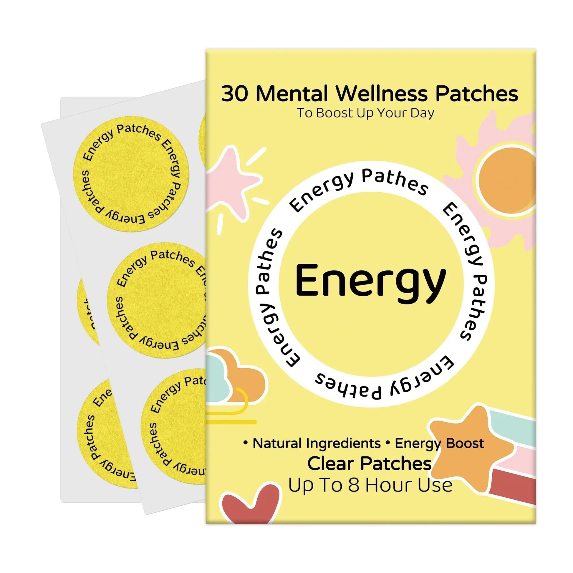 Energy Patches – 30 Plant-Based Patches with Biotin, Caffeine & Ginseng – Gentle Daily Support for Focus, Alertness & Vitality – Vegan Formula, 1 Month Supply VitaluminaBuy Supplements Australia
