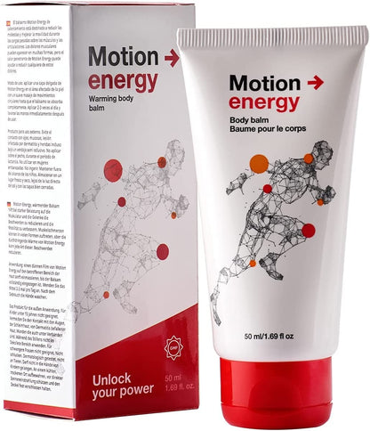Motion Energy - Body Balm | Eucalyptus, Rosemary, Cinnamon Essential Oils & Ginger | 50 ml | 1 Pack Motion EnergyBuy Supplements Australia