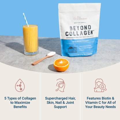 Live Conscious Beyond Collagen Multi Collagen Powder for Women w/Types I, II, III, V & X Live ConsciousBuy Supplements Australia