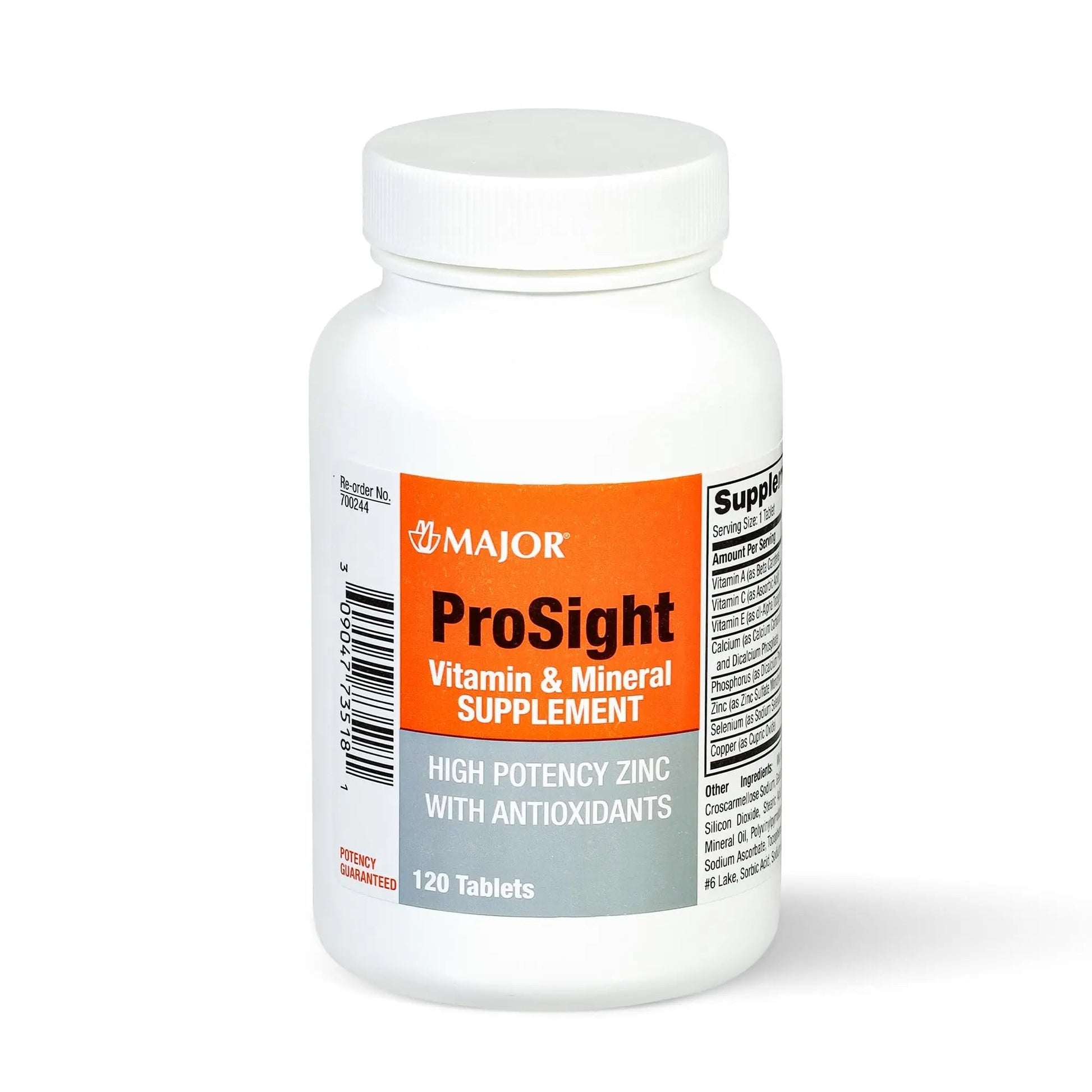 MAJOR ProSight Vitamin and Mineral Supplement - Daily Multivitamin for Women and Men with High Potency Zinc MAJOR