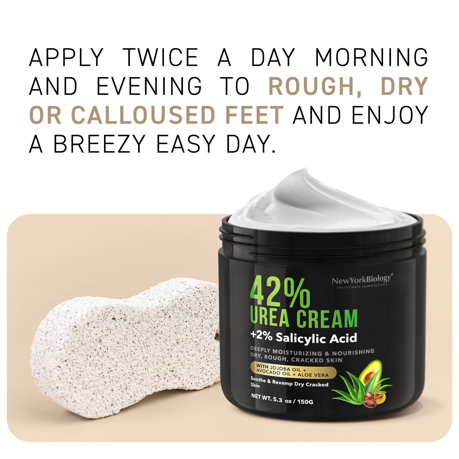 New York Biology 42% Urea Cream with 2% Salicylic Acid - Moisturizing Urea Foot Cream NEW YORK BIOLOGY THE ULTIMATE COSMECEUTICALSBuy Supplements Australia