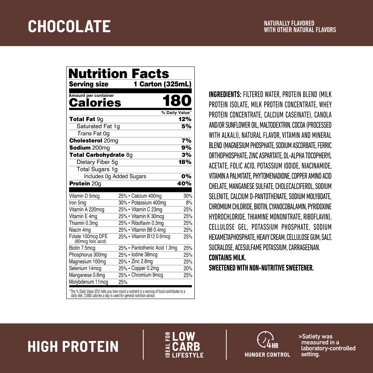 SlimFast Protein Shake, Chocolate- 20g Protein, Meal Replacement Shake Ready to Drink SlimFastBuy Supplements Australia