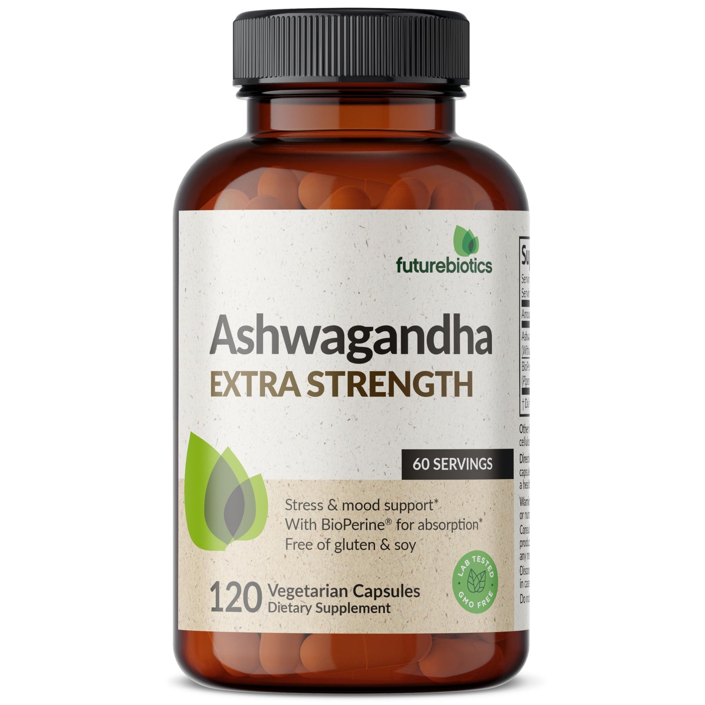 Futurebiotics Ashwagandha Extra Strength Stress & Mood Support with BioPerine FuturebioticsBuy Supplements Australia