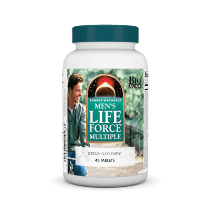 Source Naturals Men's Life Force Multiple Daily Multivitamin & Immune Health Supplement - 13 Essential Vitamins, Nutrients & Minerals* - 45 Tablets Source NaturalsBuy Supplements Australia