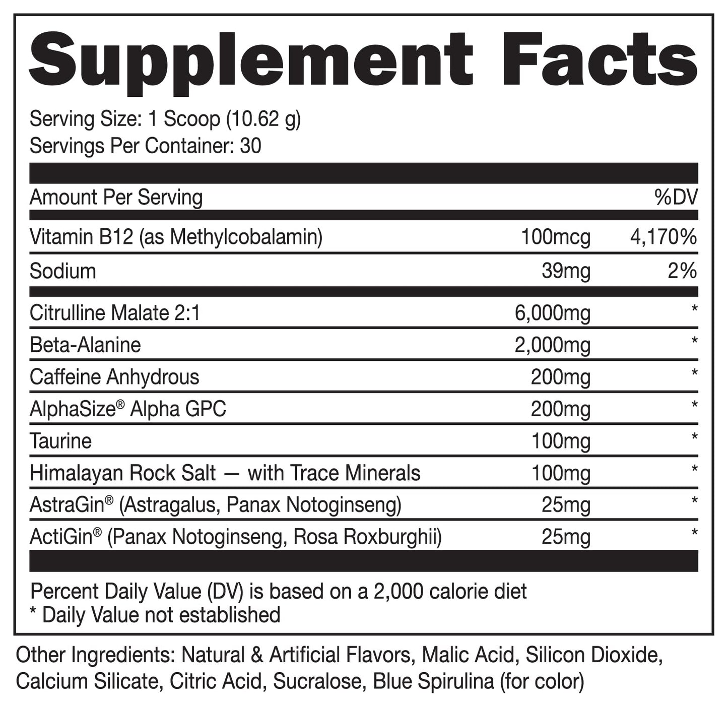Bucked Up Pre Workout 6 Grams Citrulline, 2 Grams Beta Alanine, and 3 Other Registered Bucked UpBuy Supplements Australia