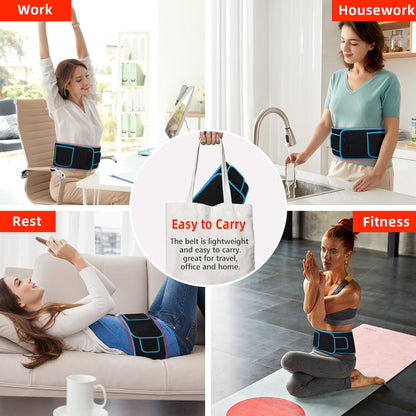 Red Light Therapy Belt, 660&850nm 3 -in-1 Big Chips Near Infrared Therapy Wrap for Body HEDYNSHINEBuy Supplements Australia