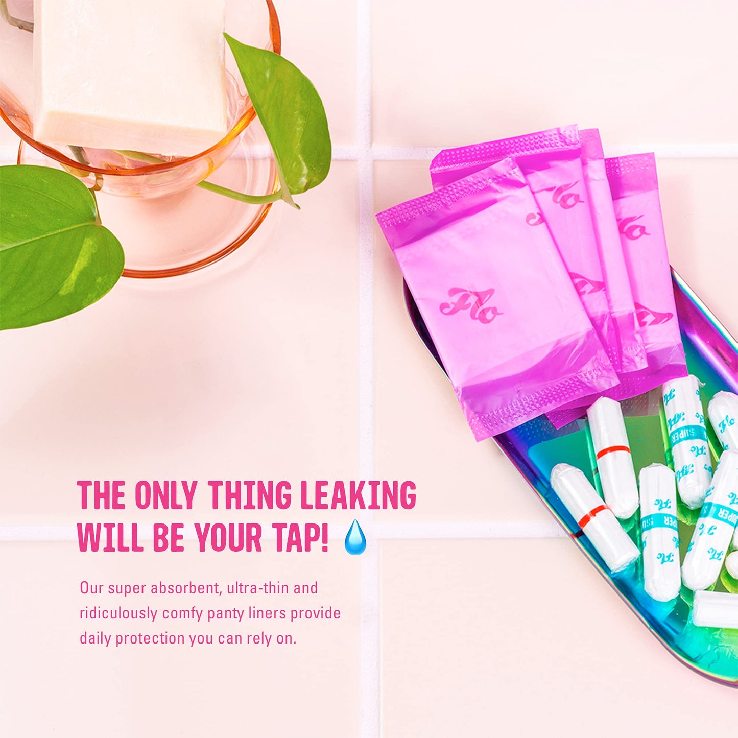 FLO - Organic Bamboo Daily Panty Liners, Plant-Based Cotton, Biodegradable FLOBuy Supplements Australia