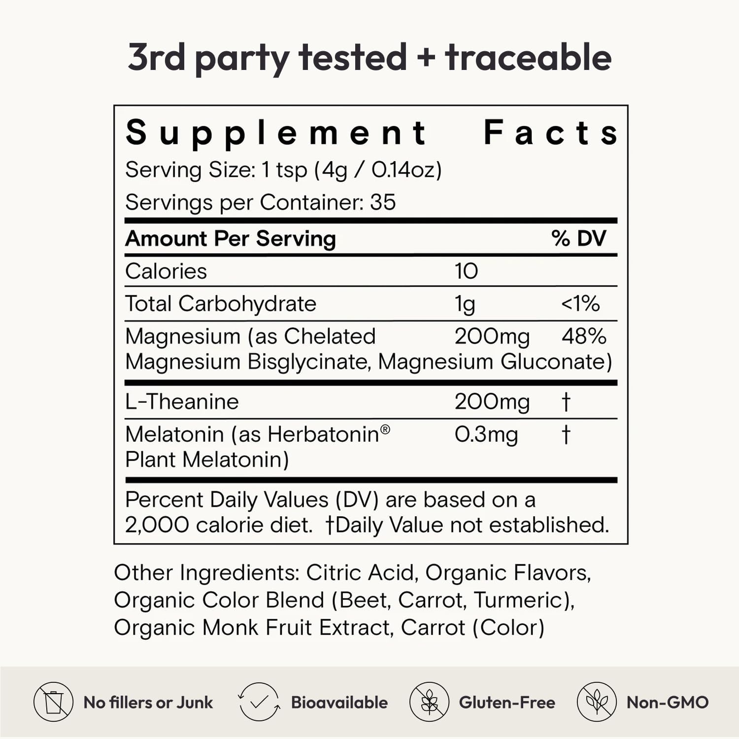 Moon Juice Sleepy Magnesi-Om - Sleep Supplement Powder with Magnesium Glycinate, L-Theanine & Plant-Based Melatonin, Sugar-Free Bedtime Drink Mix for Deep Sleep w/o Grogginess, Cherry, 35 Servings Moon JuiceBuy Supplements Australia