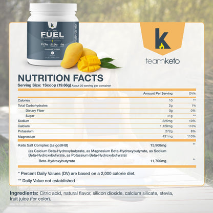 TeamKeto exogenous Ketones Powder, Pure Keto BHB Salts | Dairy & Gluten Free-Best Keto TeamKetoBuy Supplements Australia