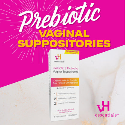 vH essentials Prebiotic PH Balanced Vaginal SuppositoriesBox, Original Version, 15 Count vH essentialsBuy Supplements Australia