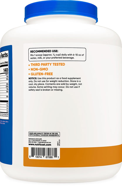 Nutricost Whey Protein Isolate (Salted Caramel, 5LBS) NutricostBuy Supplements Australia