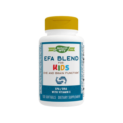 Nature's Way EFA Blend for Kids with vitamin E, Supports Eye and Brain Function*, 120 Softgels Nature's WayBuy Supplements Australia