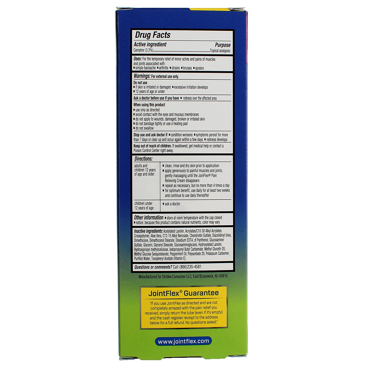 JointFlex Pain Relieving Cream 4 oz (Pack of 5) JointFlexBuy Supplements Australia