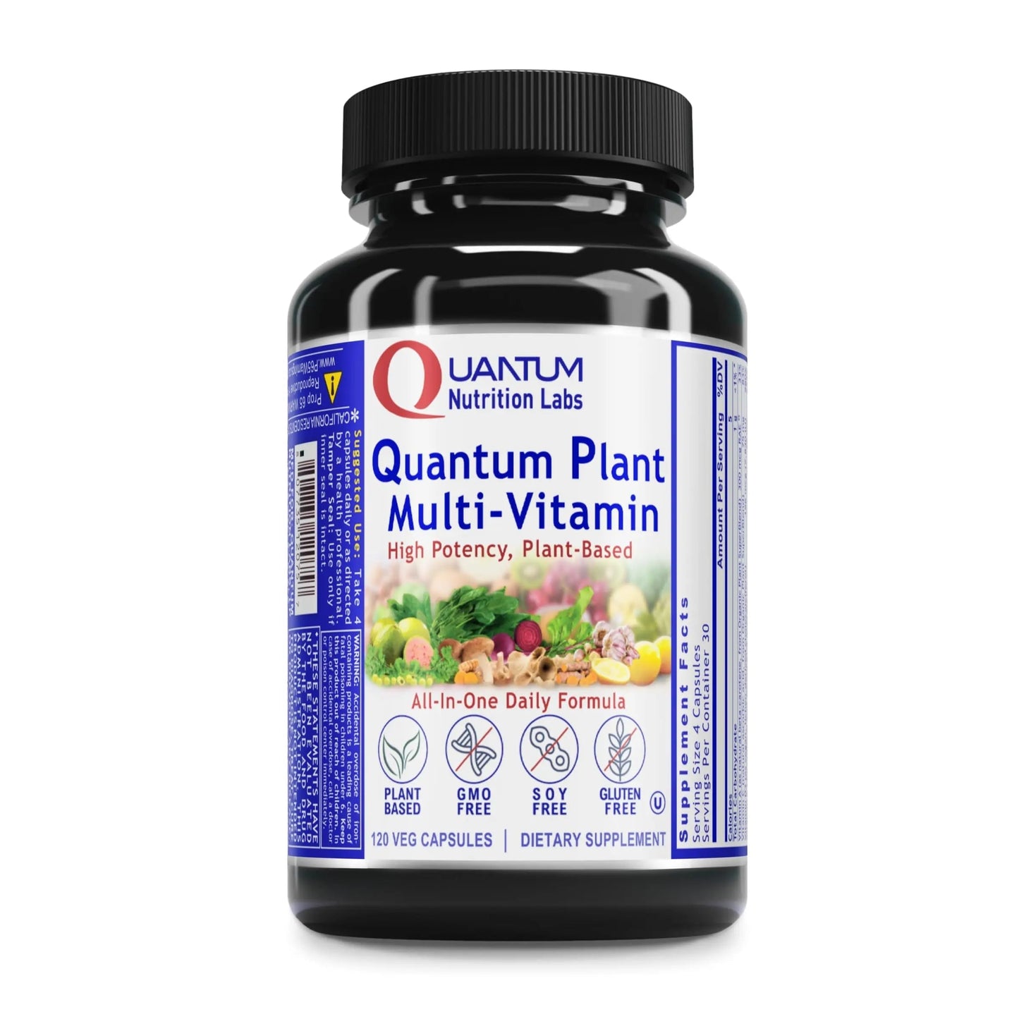 QNL Quantum Plant Multi-Vitamin - Complete Multivitamin - Immune Support for Adults - Natural Multivitamin for Men & Women Quantum NutritionBuy Supplements Australia
