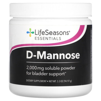 LifeSeasons D-Mannose Powder - Fast-Acting UTI Relief - Urinary Tract Health Supplement - Supports Healthy Levels of Microflora & Eases Bladder Discomfort - 45 Servings LifeSeasonsBuy Supplements Australia