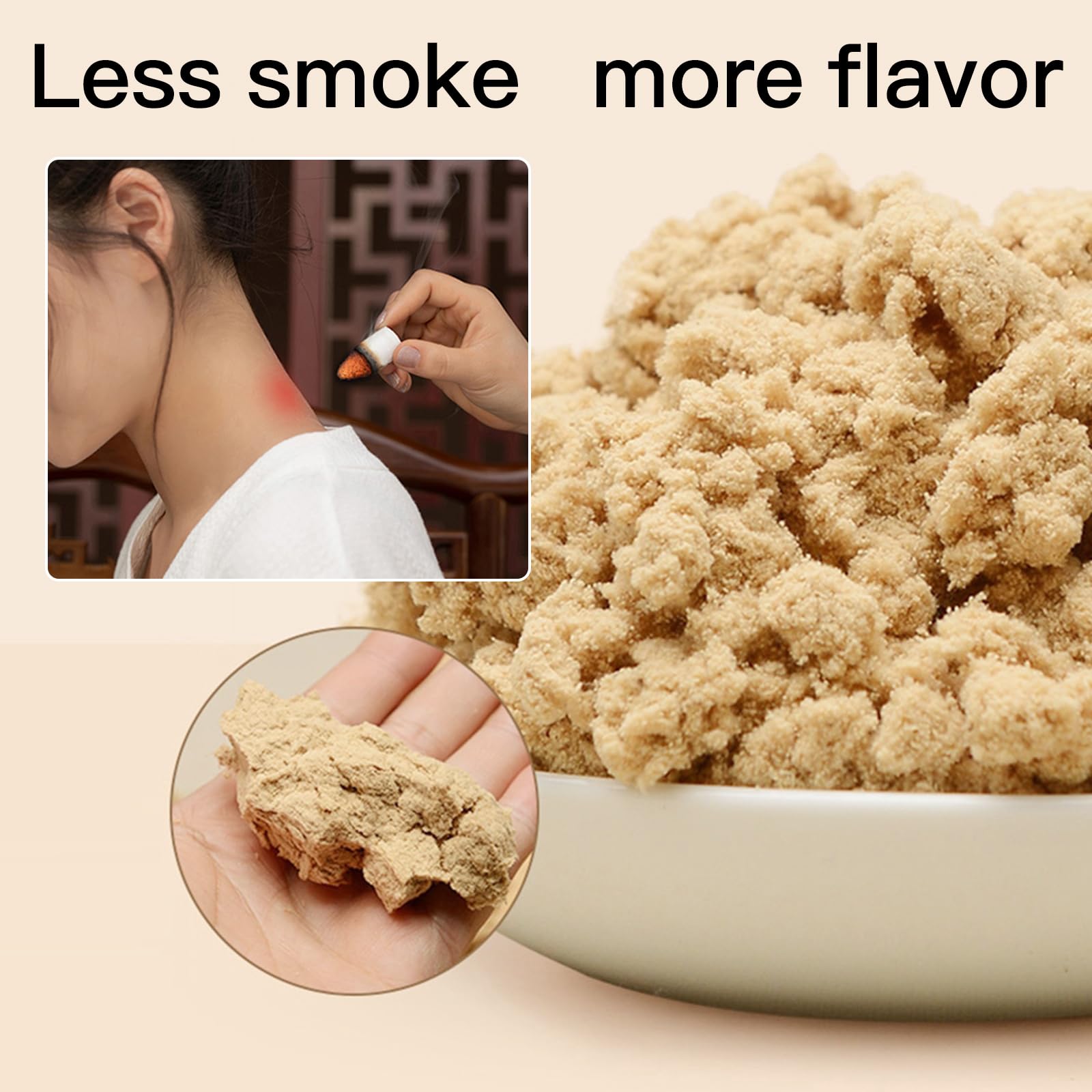 Moxibustion Smokeless Moxa Warm Chinese Medicine Stick Mugwort Roll Mugwort Stick (2.6cm) PumeiBuy Supplements Australia