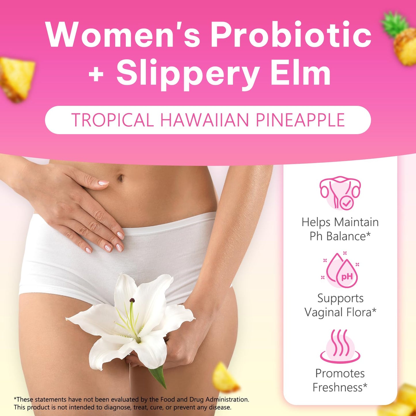 Beyxdu Probiotics for Women Gummies with Slippery Elm Feminine Balance Gummies for Women Vaginal Probiotics with Prebiotics & Lactobacillus Probiotic Blend Vaginal Odor & Vaginal Flora 120Gummy BeyxduBuy Supplements Australia