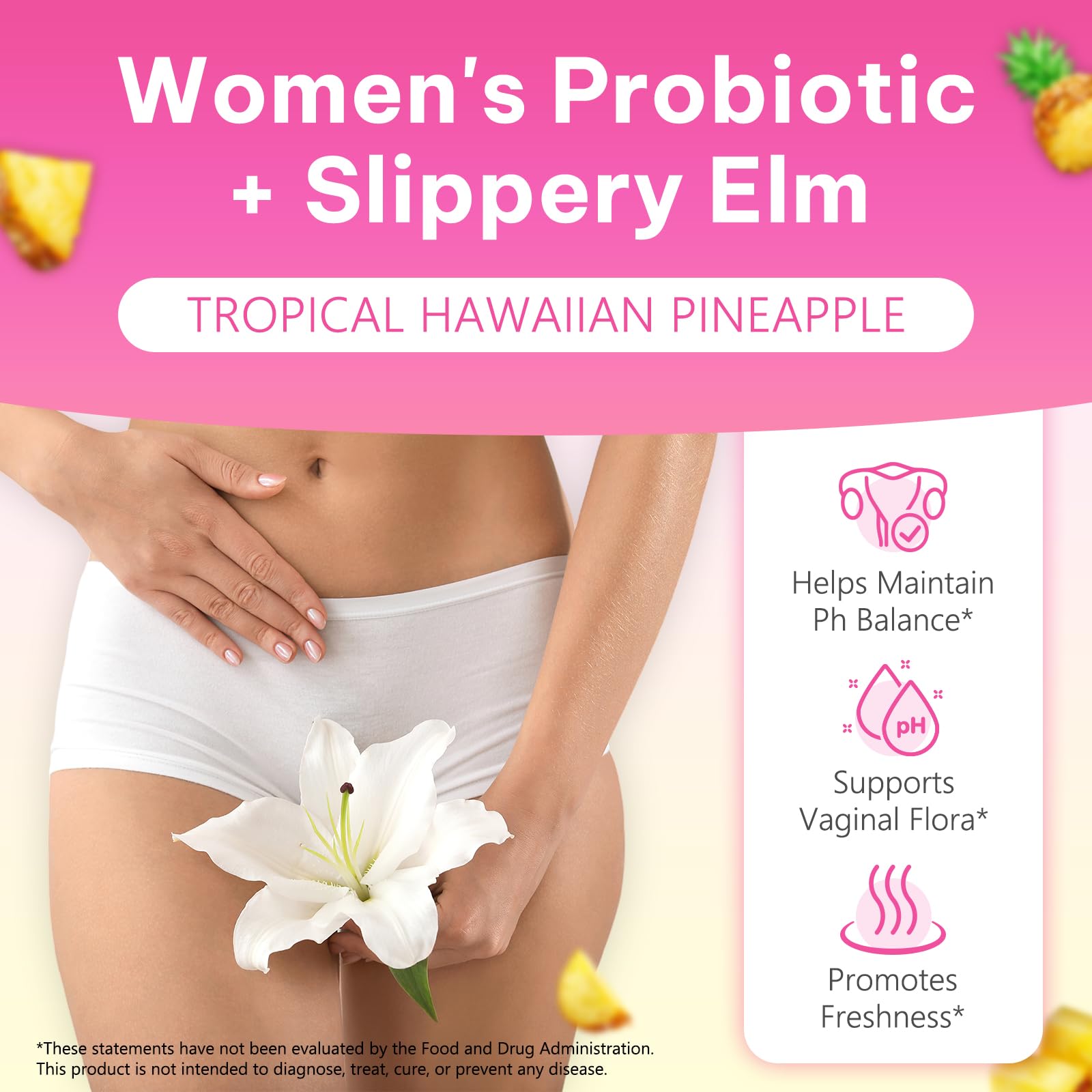 Onznoz Feminine Balance Gummies for Women, Vaginal Probiotics with Prebiotics & Lactobacillus Probiotic Blend, Supports pH Balance & Immune Health, Womens Probiotic Slippery Elm OnznozBuy Supplements Australia