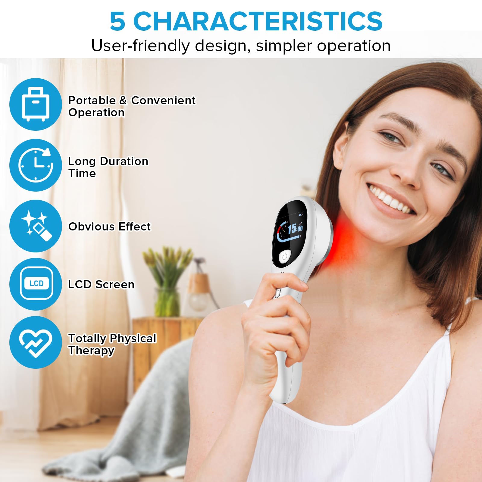 yofalo Cold Laser Human/Vet Device with LED Display Targets Joint and Muscles Directly yofaloBuy Supplements Australia