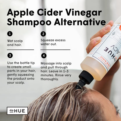 dpHUE Apple Cider Vinegar Hair Rinse, 8.5 oz - Shampoo Alternative & Scalp Cleanser dpHUEBuy Supplements Australia