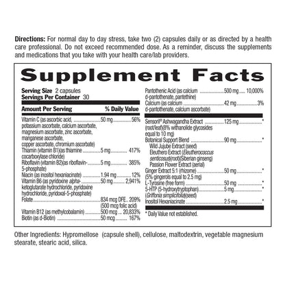 Country Life Stress Shield – Stress & Tension Relief Supplement with Ashwagandha, B-Vitamins for Energy & Emotional Well-Being, Supports Mental Clarity & Resilience, Gluten-Free, Vegan, 60 Capsules Country LifeBuy Supplements Australia