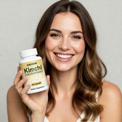 CAUDAN Kimchi Capsules, Kimchi Supplement, Probiotics & Enzymes Supports Gut & Digestive Health, Taste Well, Fermented Superfood for Antioxidant Support, 90 Vegan Capsules CAUDANBuy Supplements Australia