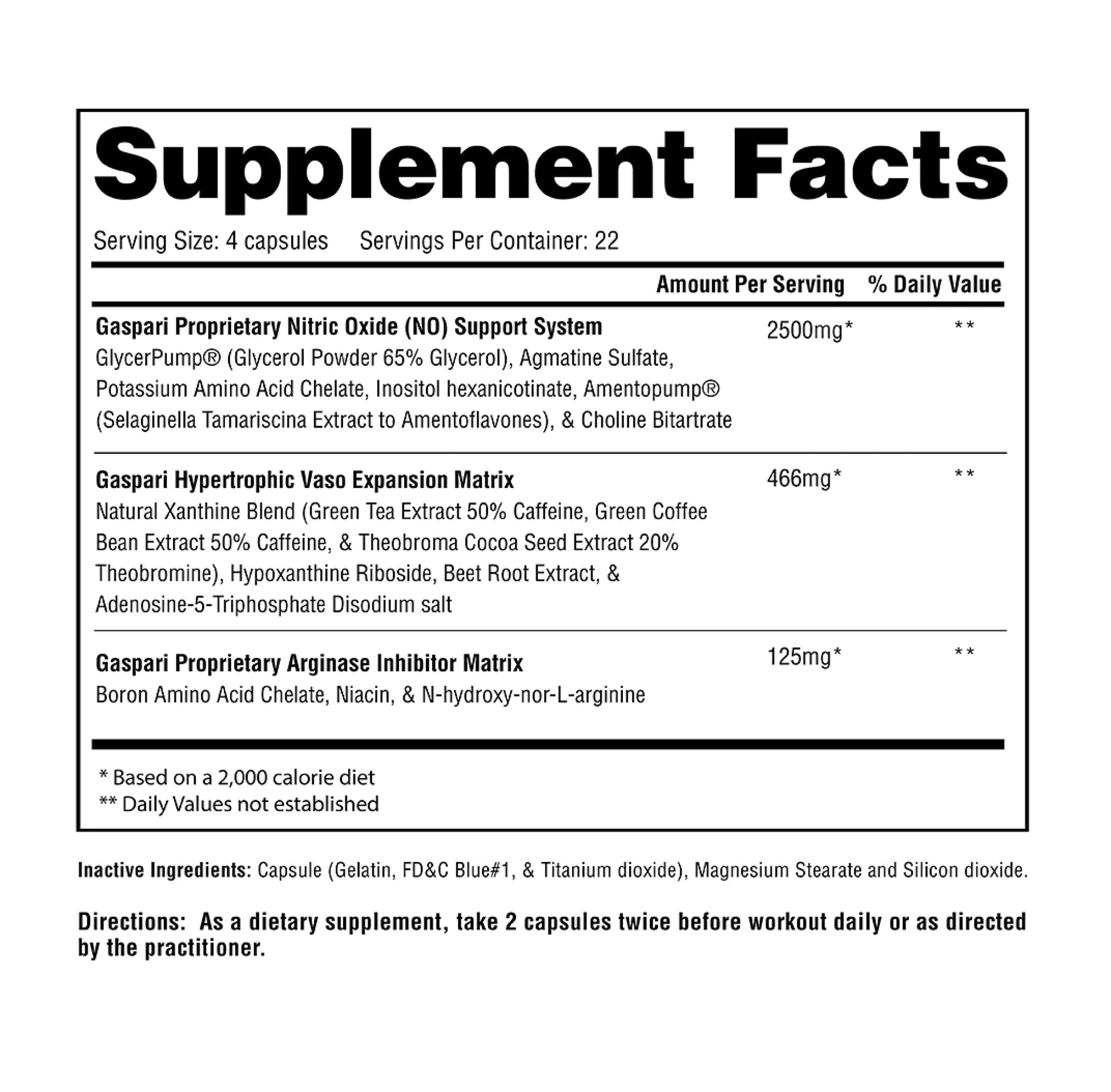 Gaspari Nutrition PlasmaJet, Legendary N.O. Nitric Oxide Maximizer, Increased Lean Mass Gaspari NutritionBuy Supplements Australia