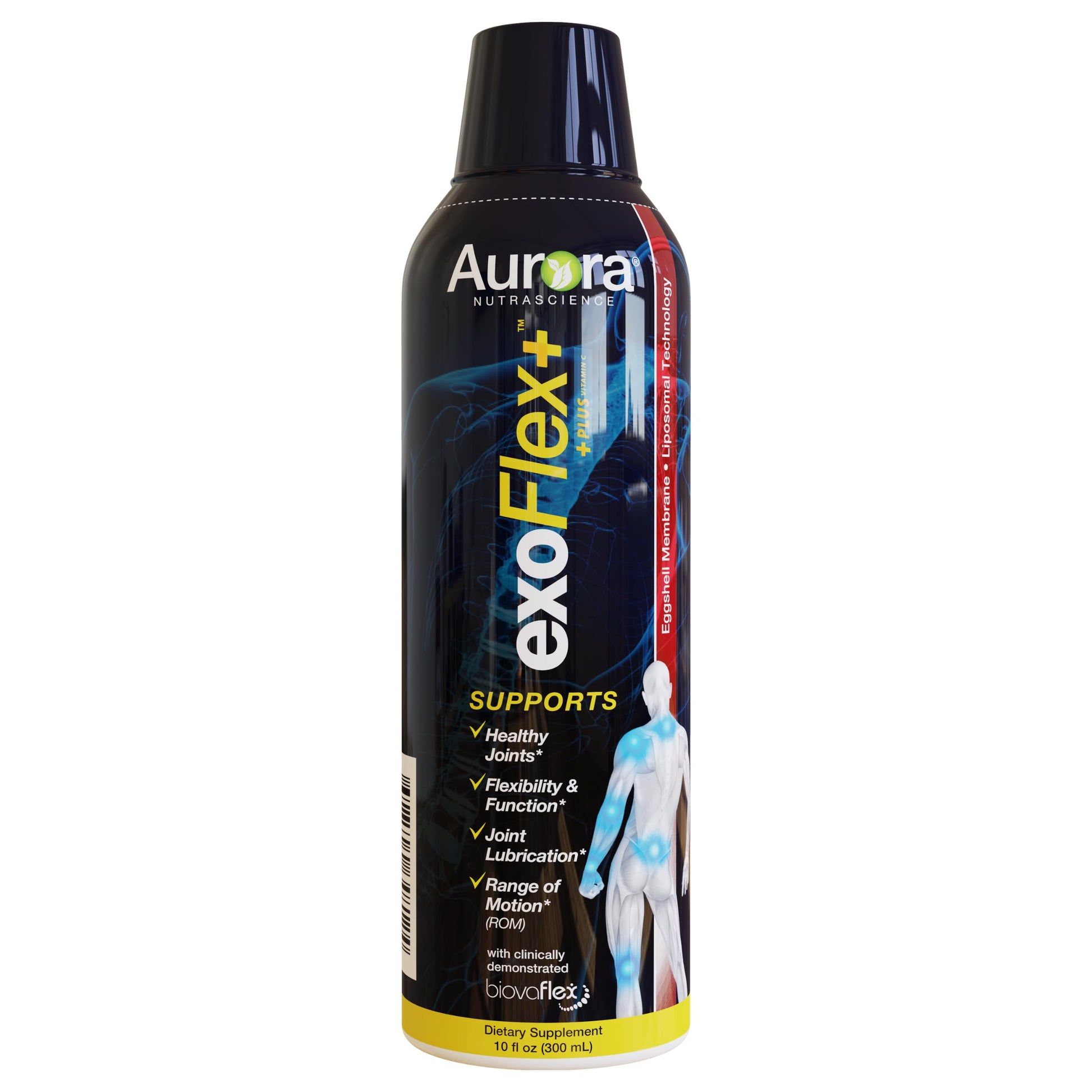 Aurora Nutrascience Micro-Pack Liposomal exoFlex+ with Vitamin C, Supports Joint Flexibility & Function, BiovaFlex Eggshell Membrane, Curcumin & Boswellia, Strwaberry Flavor, 30 Servings, 10 fl oz Vida LifescienceBuy Supplements Australia