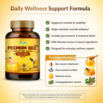 VITAMISAN Premium Natural Bee Venom with glucosamine sulfate Veneno Abeja 90 Capsulas Apitoxin Manuka Honey Dietary Supplement VITAMISANBuy Supplements Australia
