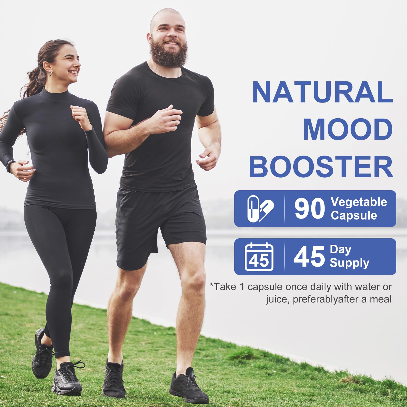 OMOGS High Absorption Magnesium Glycinate, for Supporting Sleep, Muscle Relaxation, Heart Health & Bone Health, Gluten Free, Non-GMO, 90 Vegetarian Capsules OMOGSBuy Supplements Australia