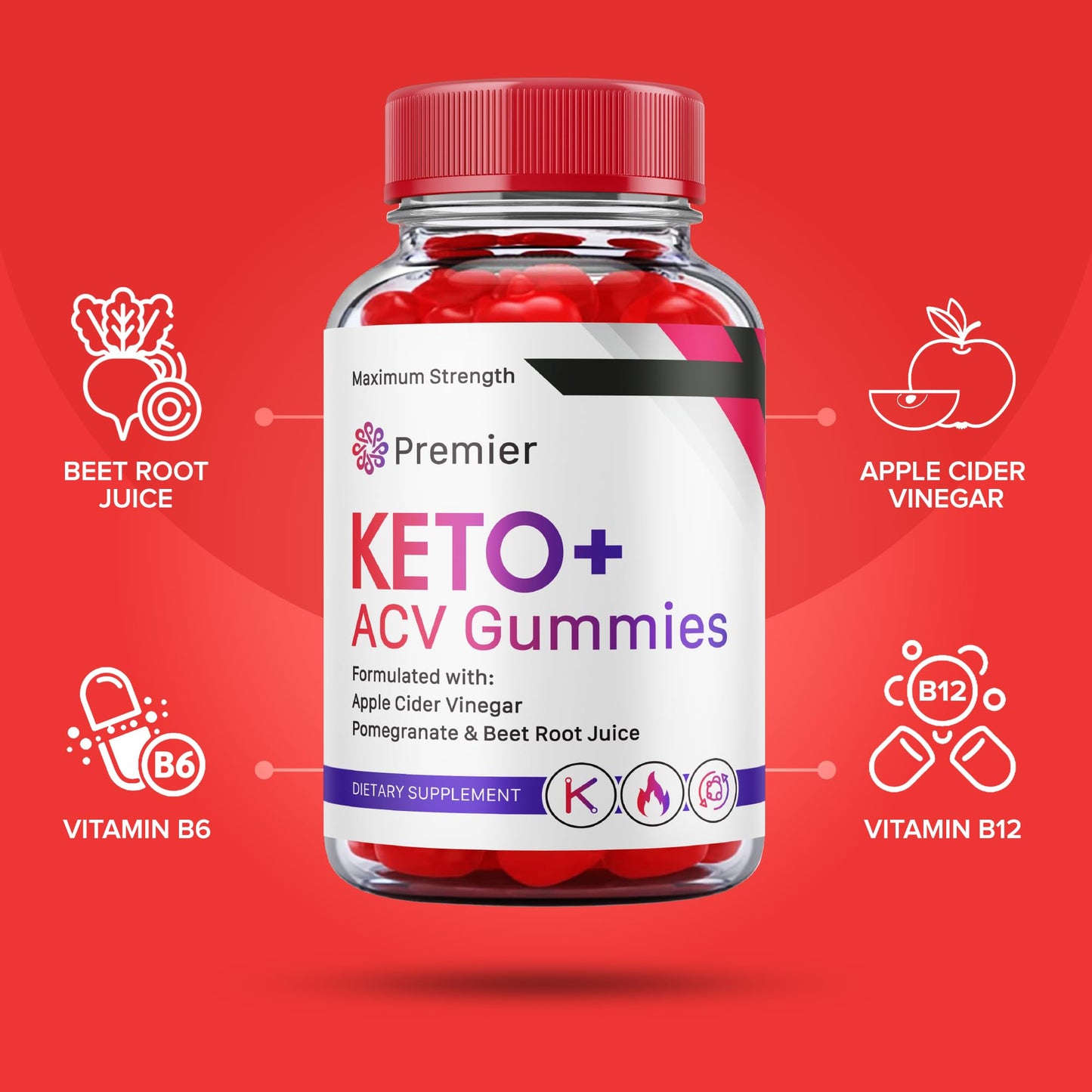 (3 Pack) Premier Keto Acv Gummies Advanced Formula, Premier Keto + Acv Gummies Plus VitakingBuy Supplements Australia