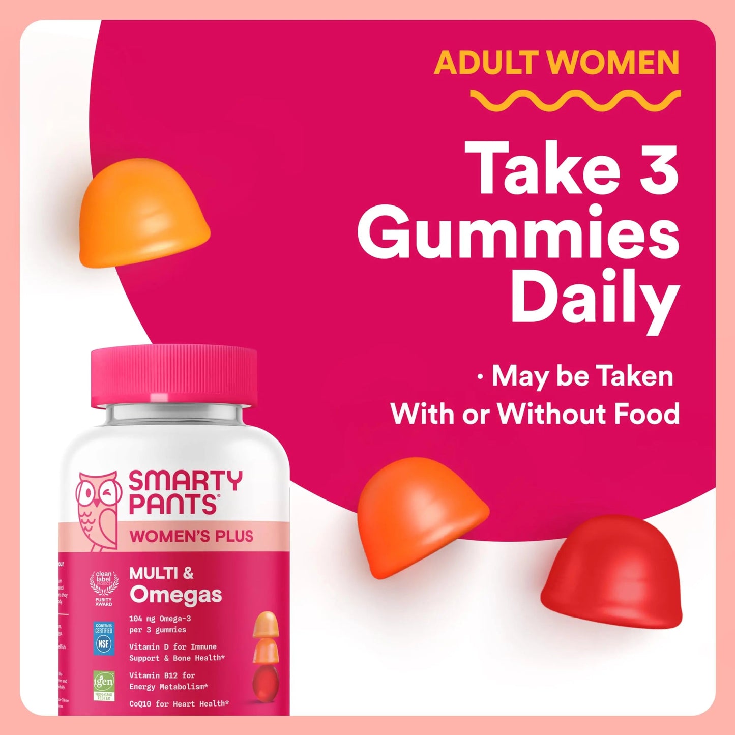 SmartyPants Mother & Daughter Daily Nutrition Bundle: Women’s + Teen Girl Multivitamin Gummies with Omega-3, Biotin, Vitamins D3, B12, A SmartyPantsBuy Supplements Australia