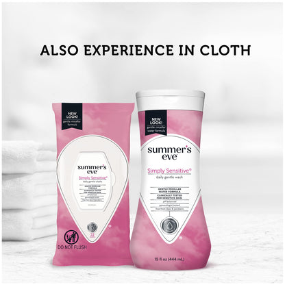 Summer's Eve Simply Sensitive Daily Gentle All Over Feminine Body Wash Summer's EveBuy Supplements Australia