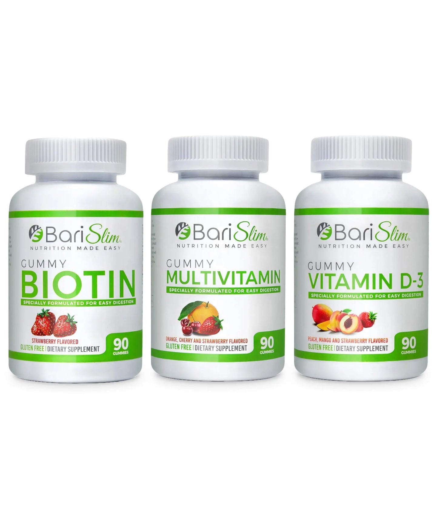 BariSlim Bariatric Multivitamin Gummies - Specially Formulated Gummy Vitamin for Patients After Weight Loss Surgery BariSlim
