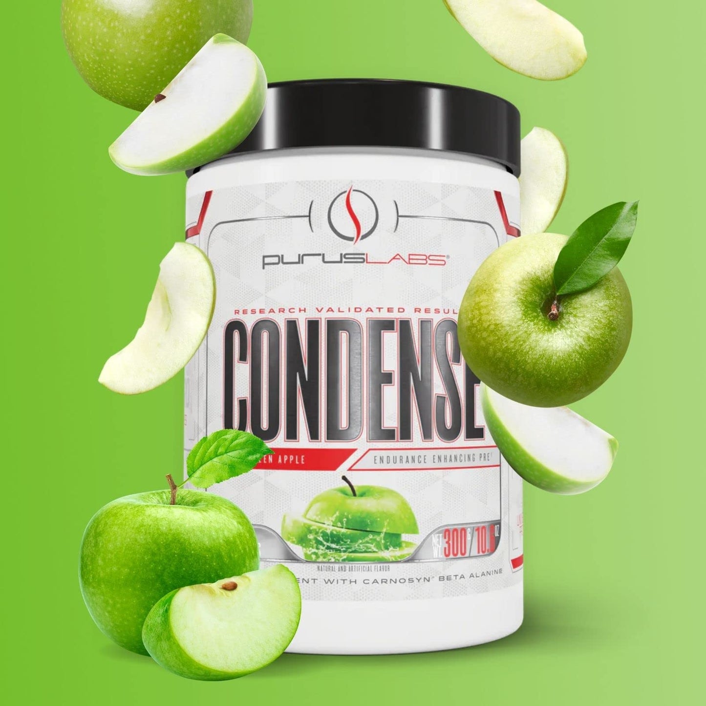 Purus Labs CONDENSE PreWorkout Powder, 40 Servings (Crisp Green Apple) Purus LabsBuy Supplements Australia