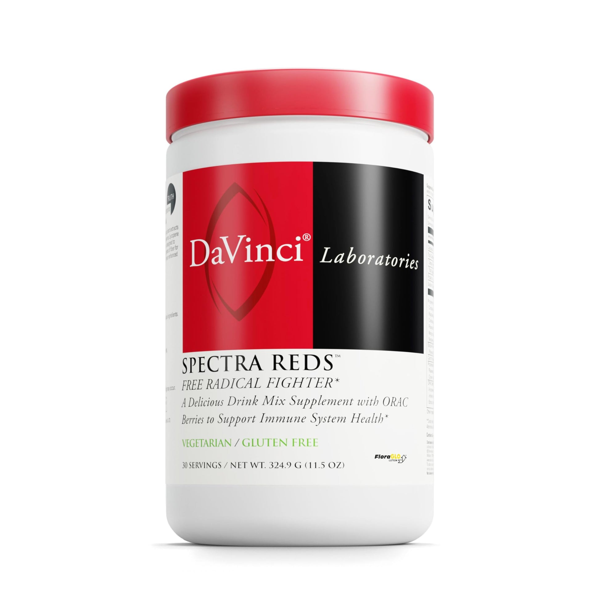 DAVINCI Labs Spectra Reds - Drink Mix Supplement for Antioxidant Health* - Immune & Liver Health Aid with Grape Seed Extract* - Powder Supplement Supports Eye & Heart Health* - 30 Servings (324.9 g) DAVINCIBuy Supplements Australia