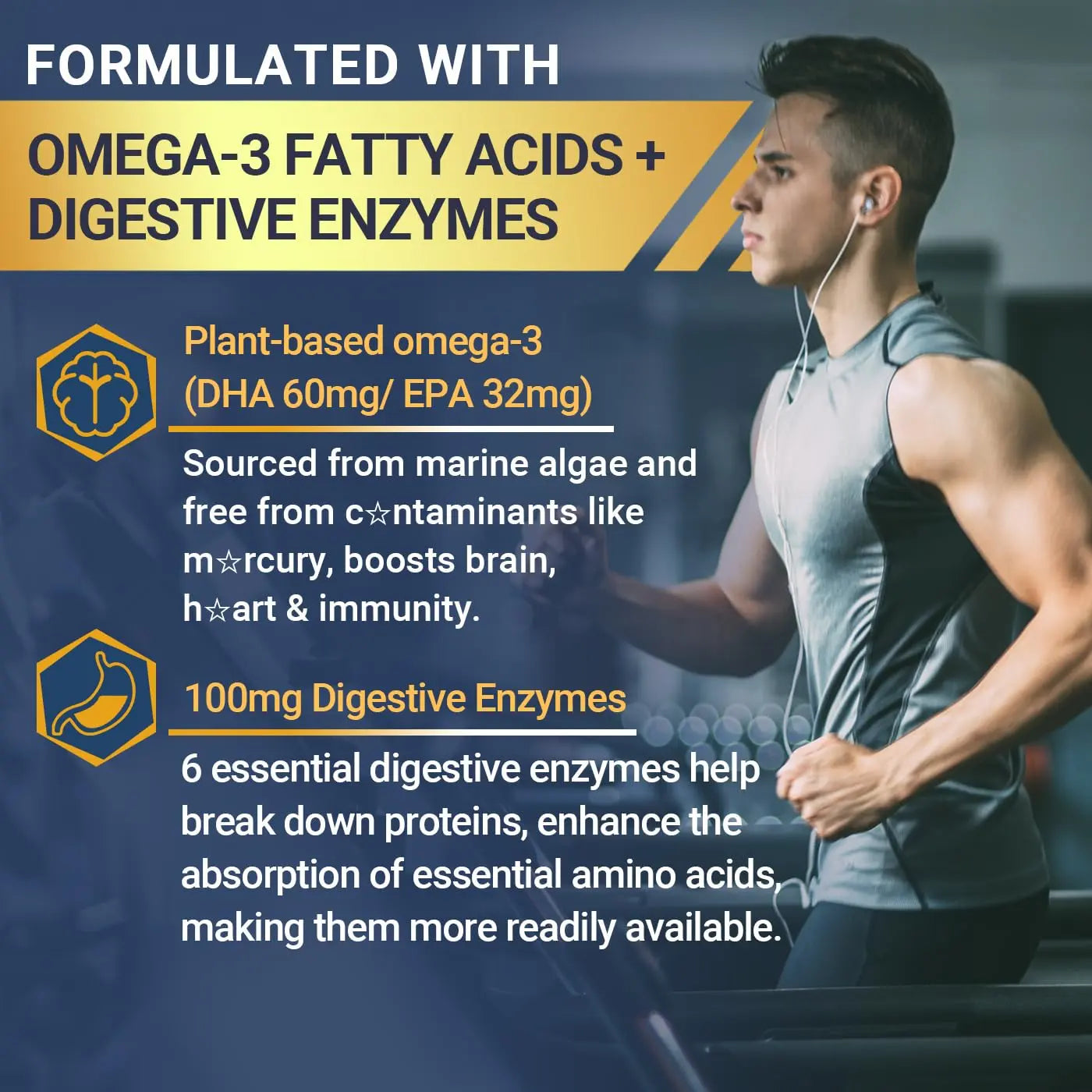 Mens Multivitamins Gummies with Vitamins A C D K E, B Complex, Omega-3, Digestive Enzymes, Lycopene, Calcium, Magnesium, Zinc WiszeenBuy Supplements Australia