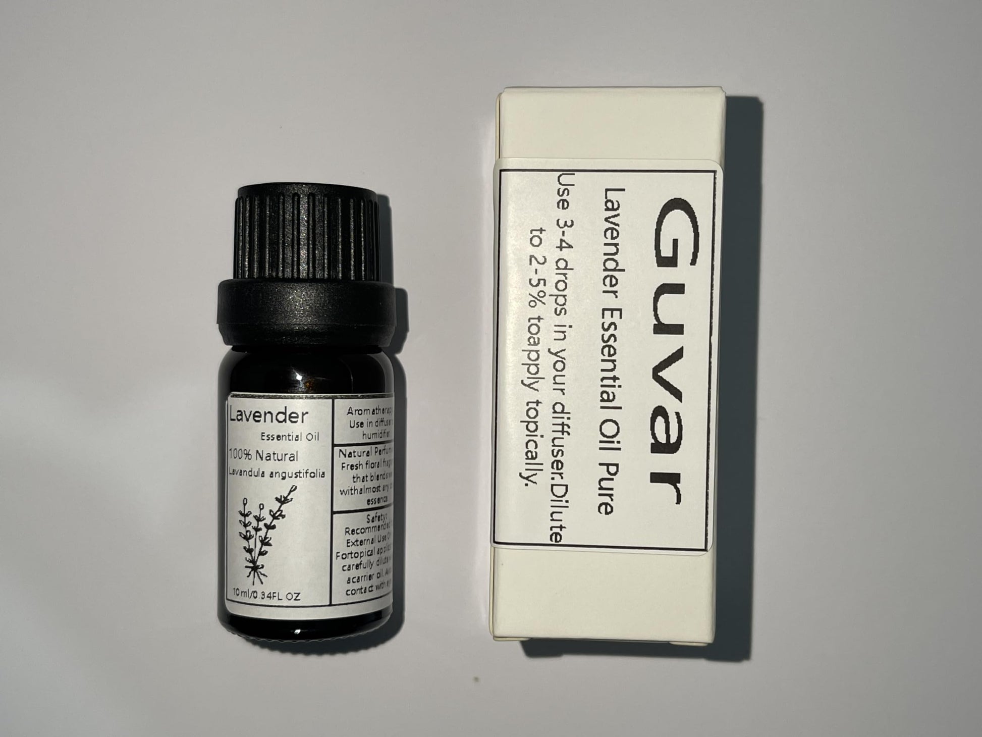 Guvar Lavender Essential Oil Pure for Diffuser for Aromatherapy and Home 100% Pure Natural Extraction GuvarBuy Supplements Australia