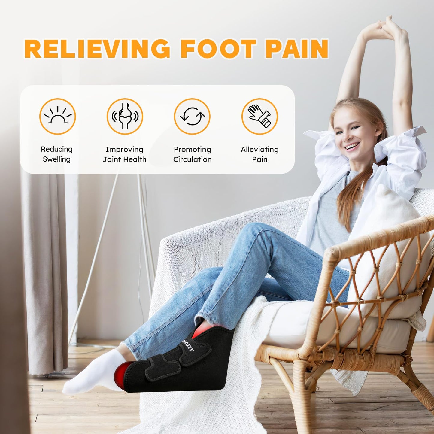 Doinart Red Light & Infrared Therapy for Feet—Infrared Light Therapy Feet for Neuropathy Shoe Wraps Toes DoinartBuy Supplements Australia